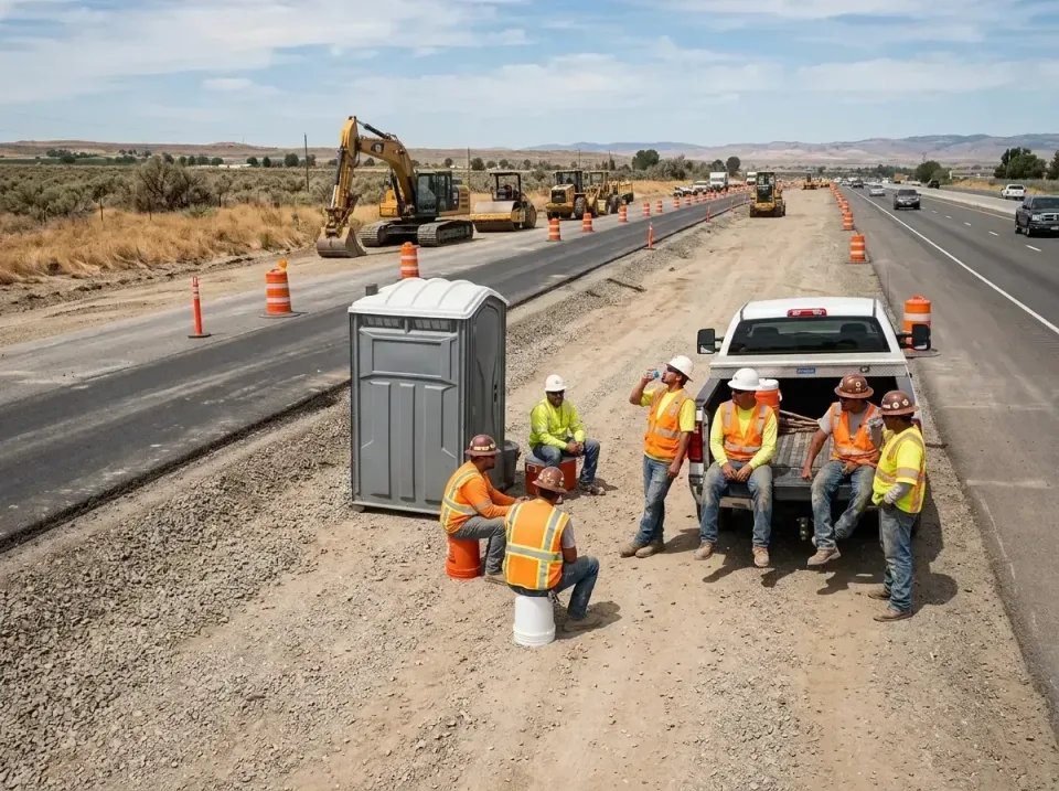 highway-road-construction-crew-007 — frequently asked questions, Porta Potty and Restroom Rentals in Morganfield, KY